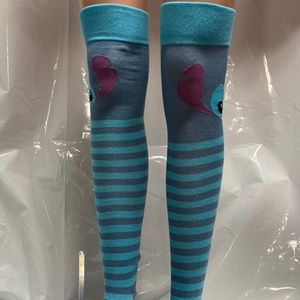 Disney Lilo and Stitch stripped knee high socks